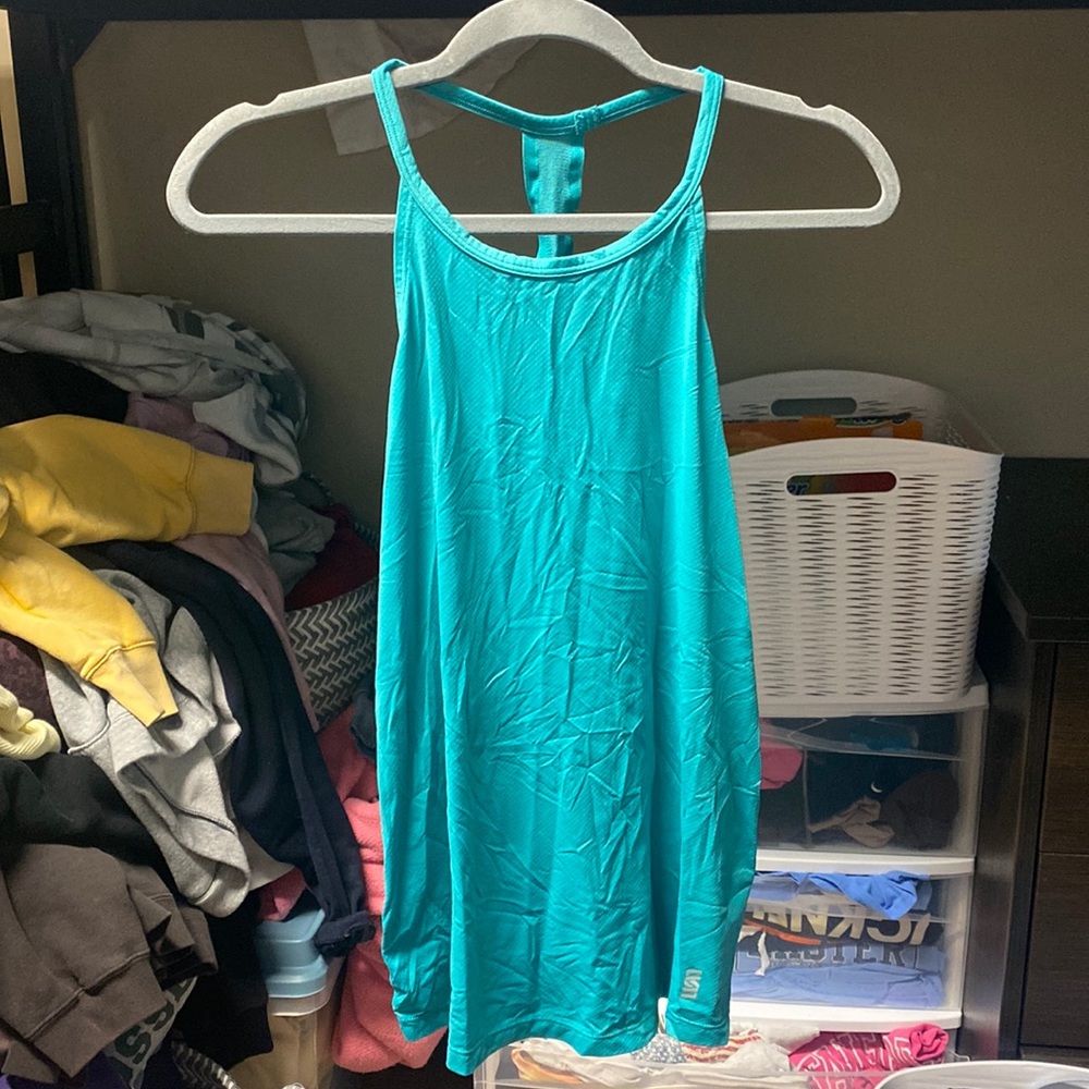 Teal Work Out Tank Top